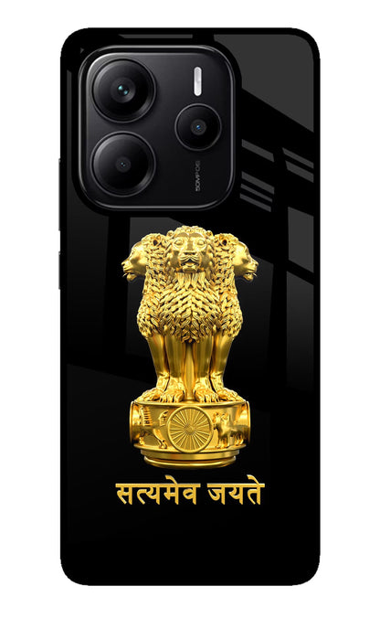 Satyamev Jayate Golden Redmi Note 14 5G Back Cover