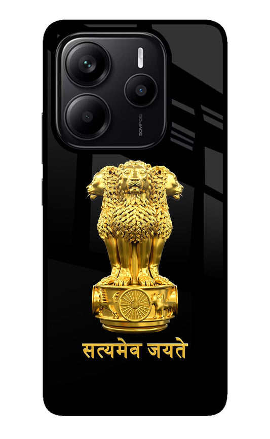 Satyamev Jayate Golden Redmi Note 14 5G Back Cover