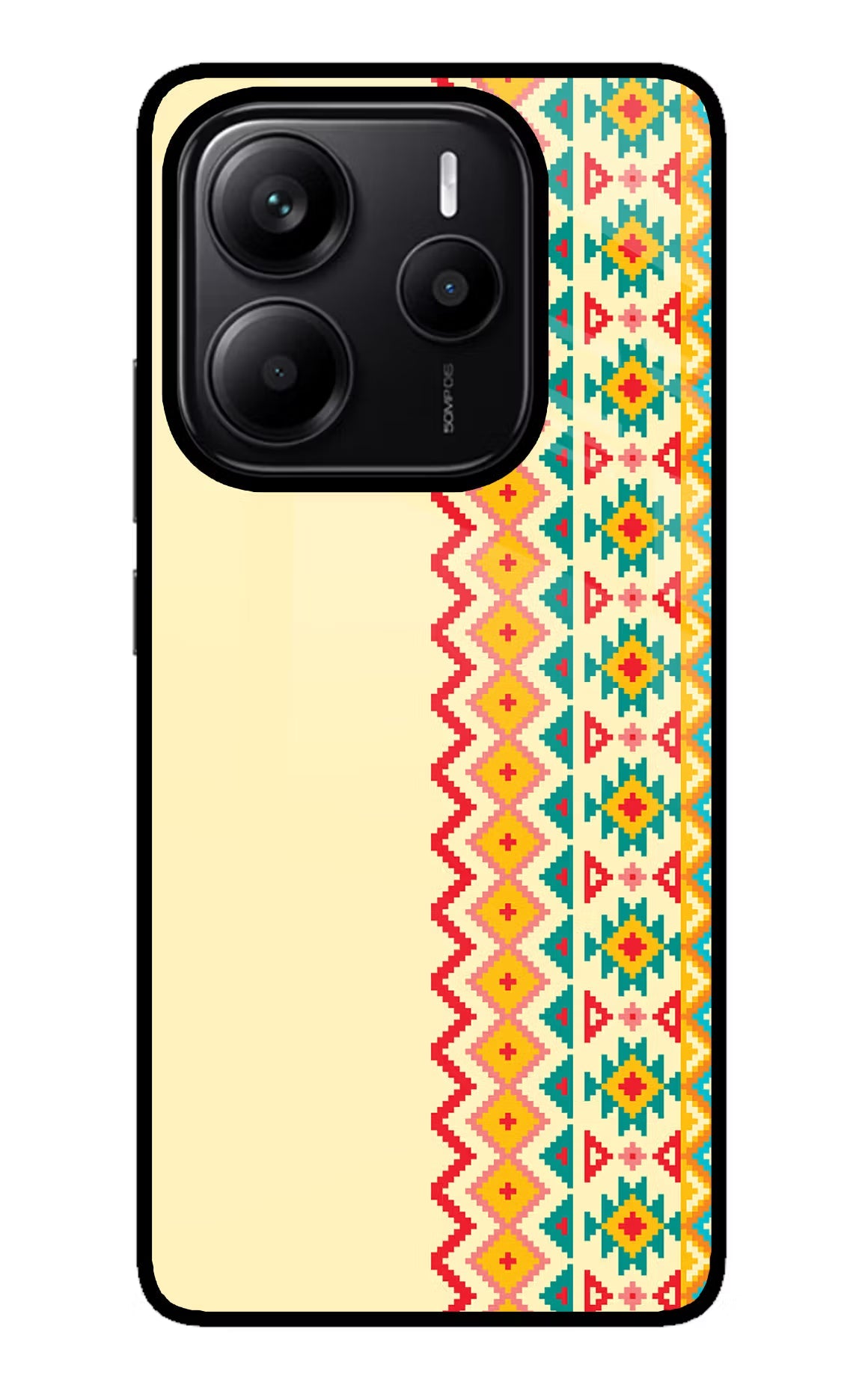 Ethnic Seamless Redmi Note 14 5G Glass Case