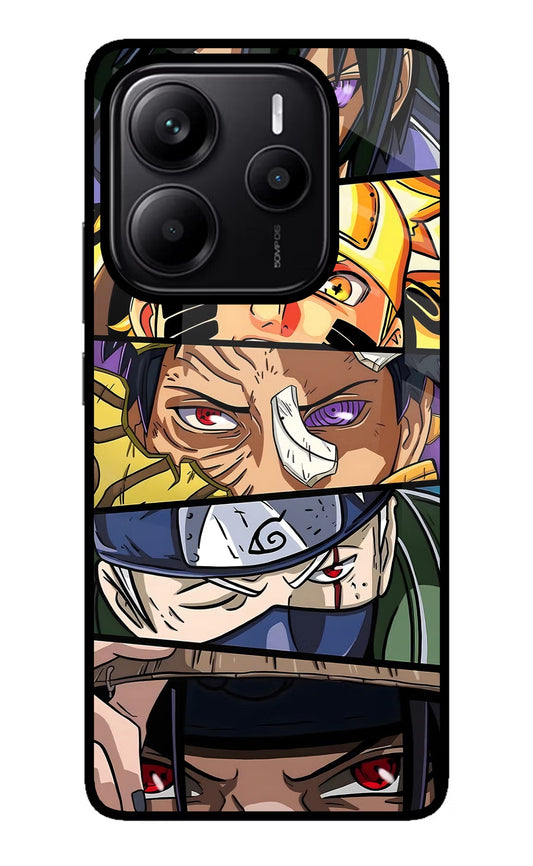 Naruto Character Redmi Note 14 5G Glass Case