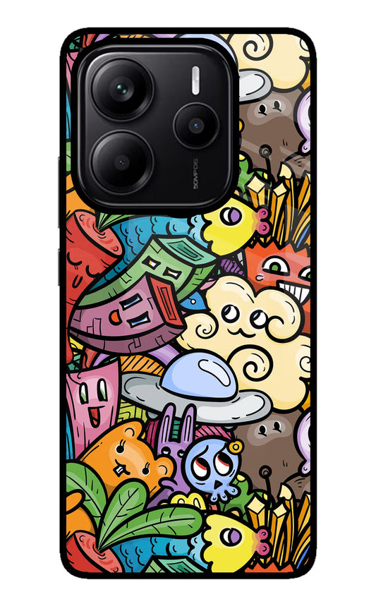 Veggie Doodle Redmi Note 14 5G Glass Case