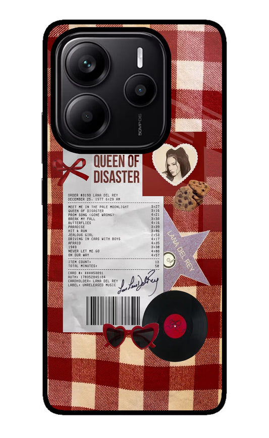 Queen of Disaster Redmi Note 14 5G Glass Case