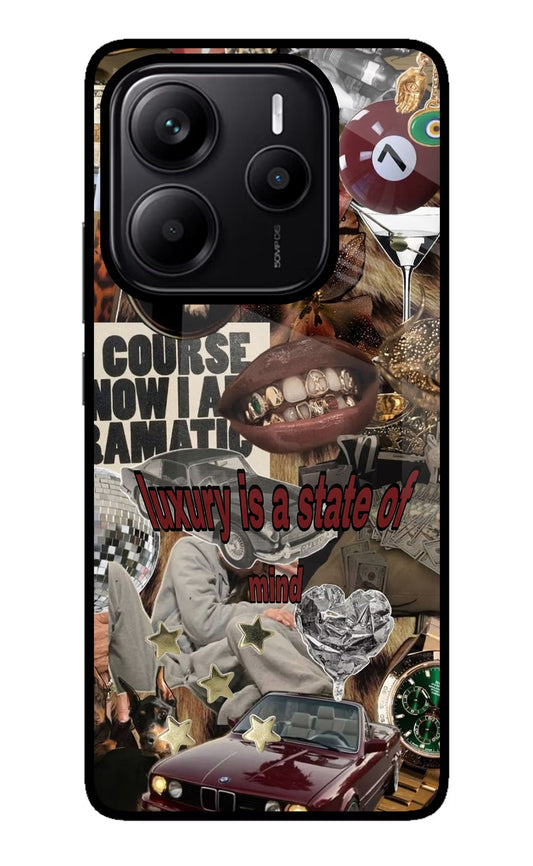 Luxury Redmi Note 14 5G Glass Case