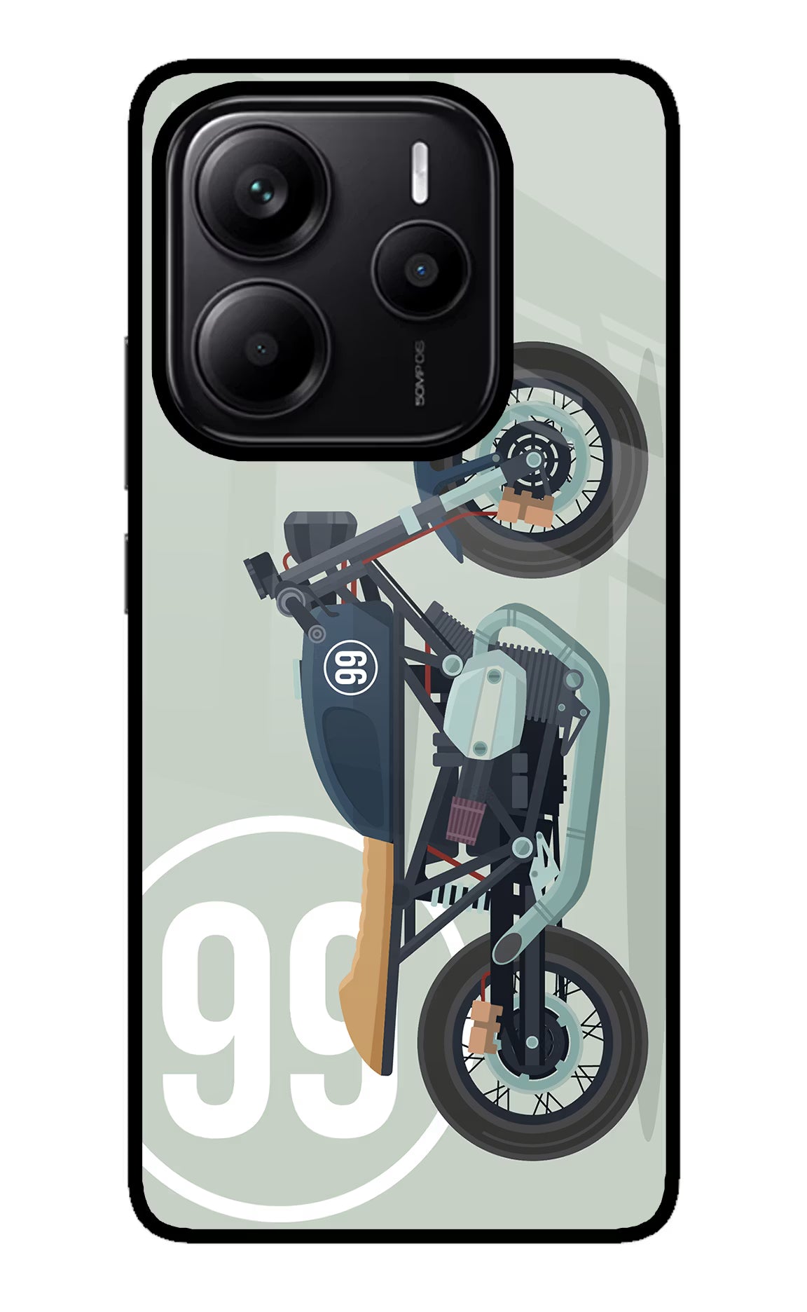Classic Cafe Racer 99 Redmi Note 14 5G Back Cover