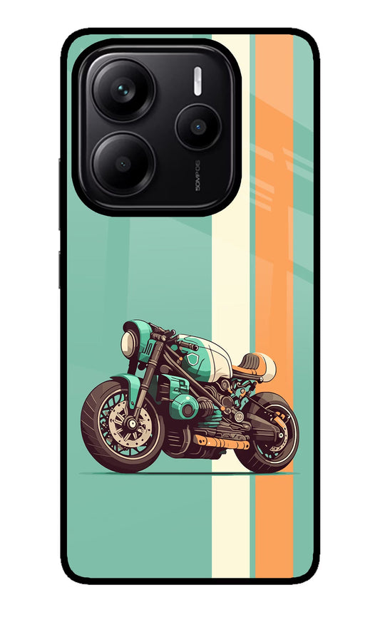 Striped Moto Drift Redmi Note 14 5G Back Cover