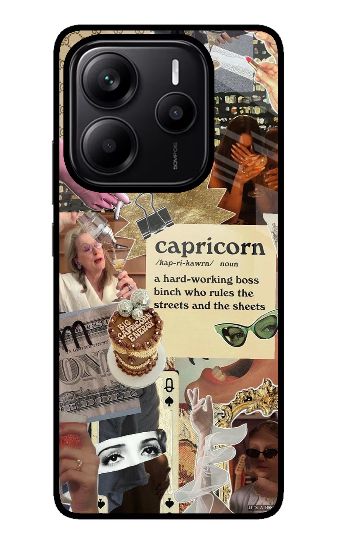 Capricorn Zodiac Redmi Note 14 5G Back Cover