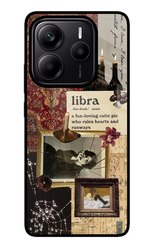Libra Zodiac Redmi Note 14 5G Glass Case
