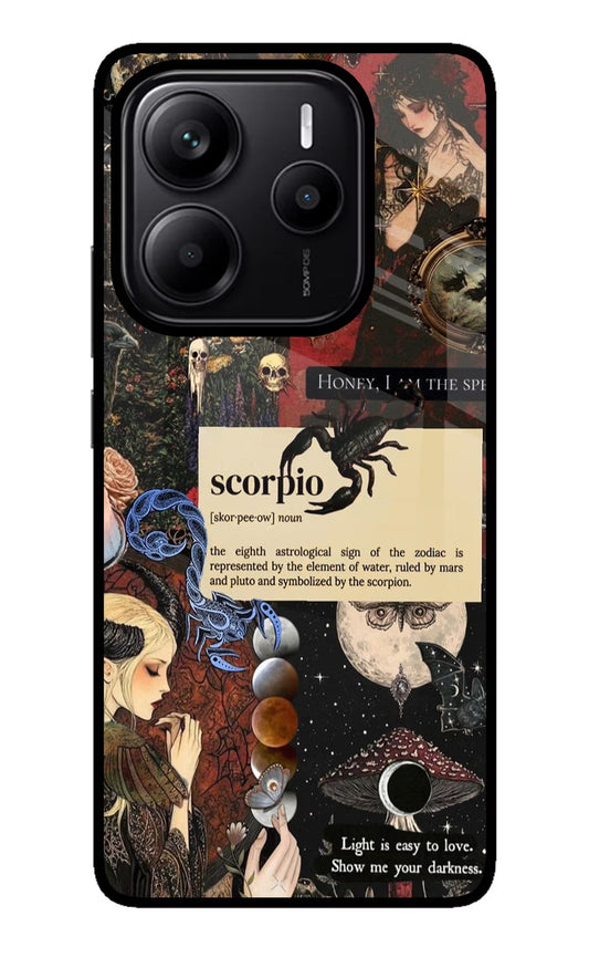Scorpio Zodiac Redmi Note 14 5G Glass Case