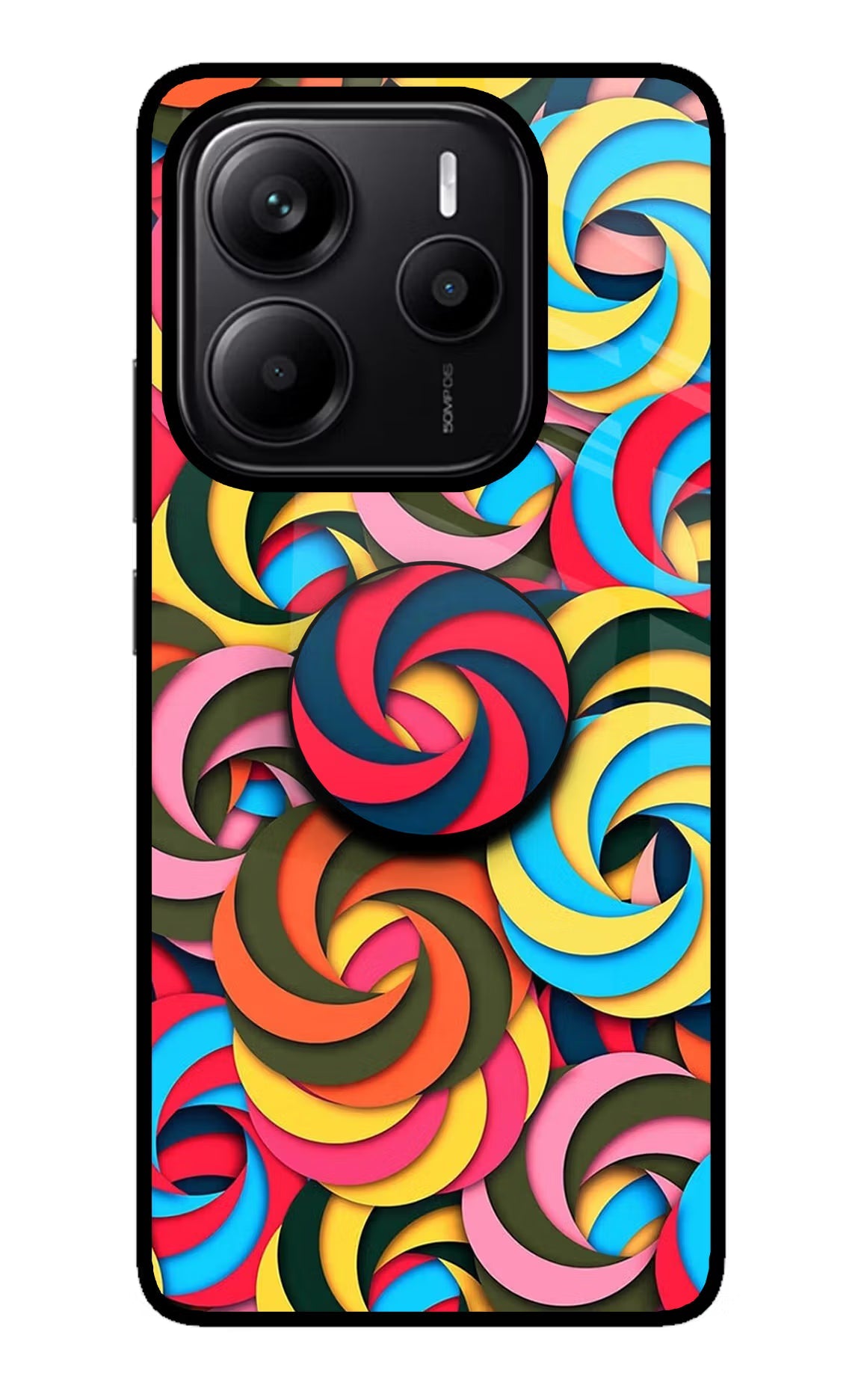 Spiral Pattern Redmi Note 14 5G Pop Case