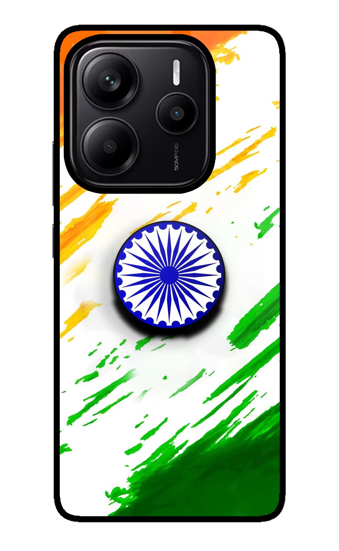 Indian Flag Ashoka Chakra Redmi Note 14 5G Pop Case