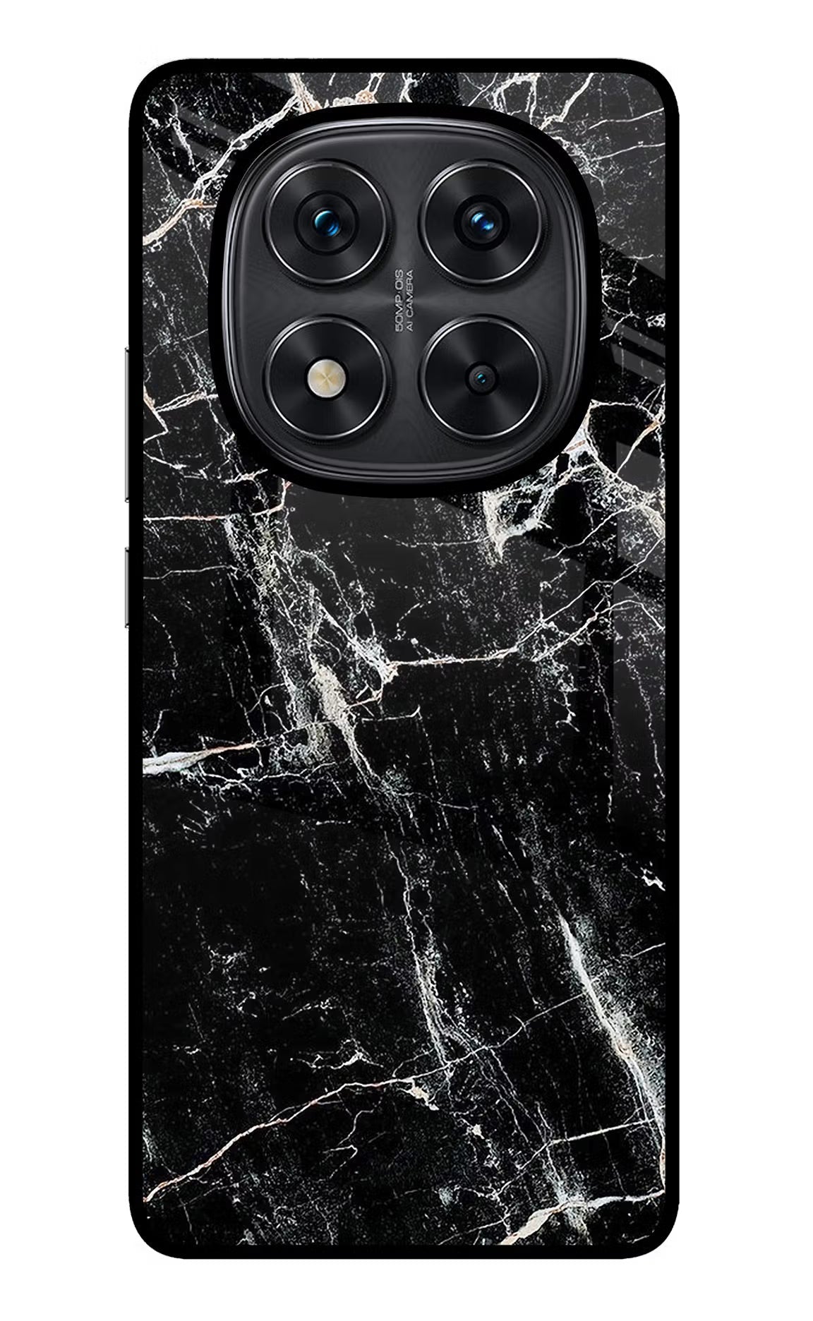 Black Marble Texture Redmi Note 14 Pro 5G Back Cover