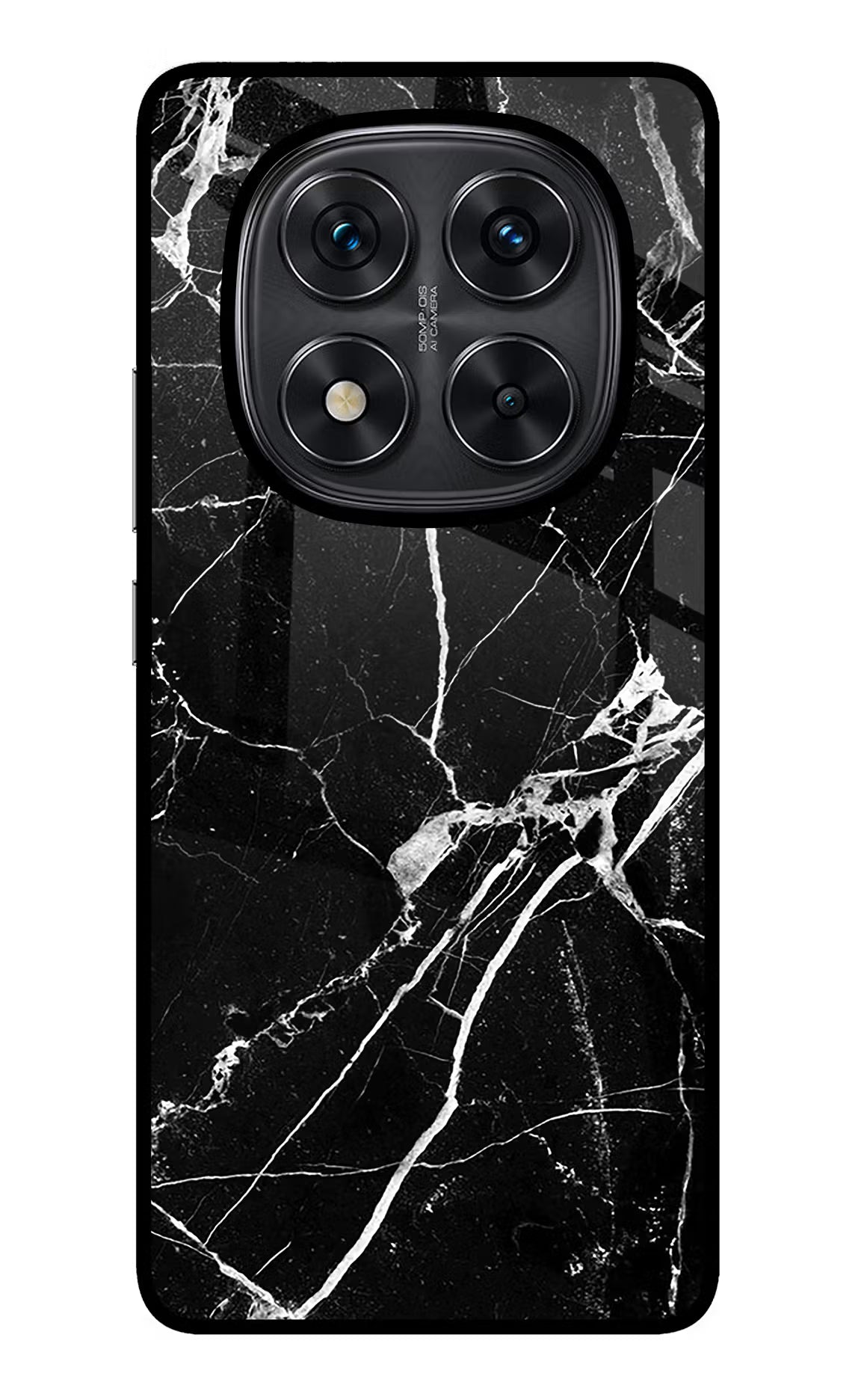 Black Marble Pattern Redmi Note 14 Pro 5G Back Cover