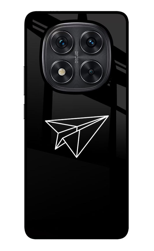 Paper Plane White Redmi Note 14 Pro 5G Back Cover