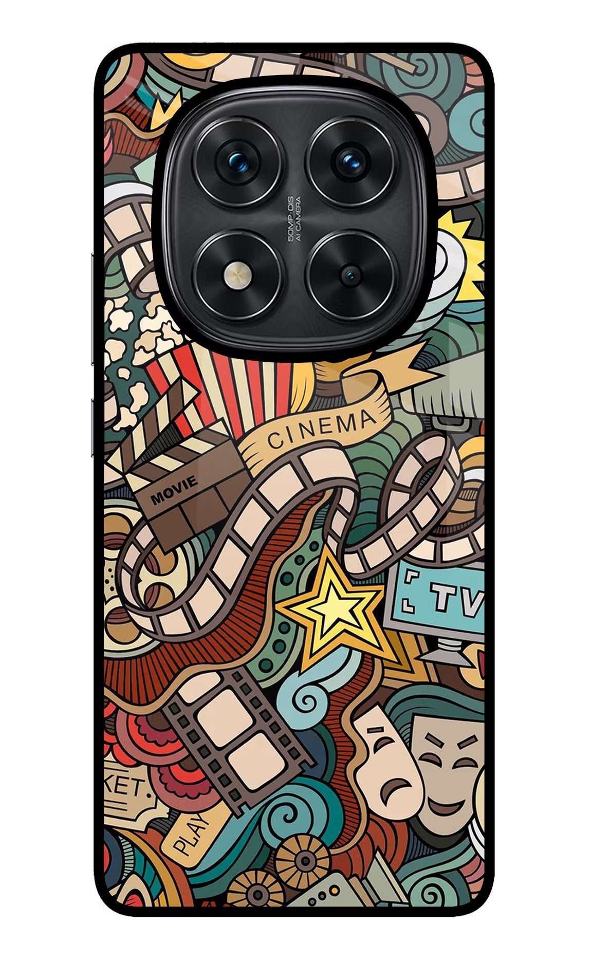 Cinema Abstract Redmi Note 14 Pro 5G Glass Case