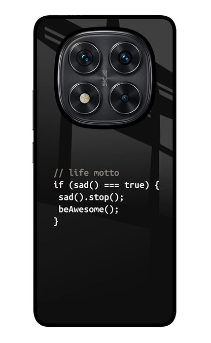 Life Motto Code Redmi Note 14 Pro 5G Back Cover