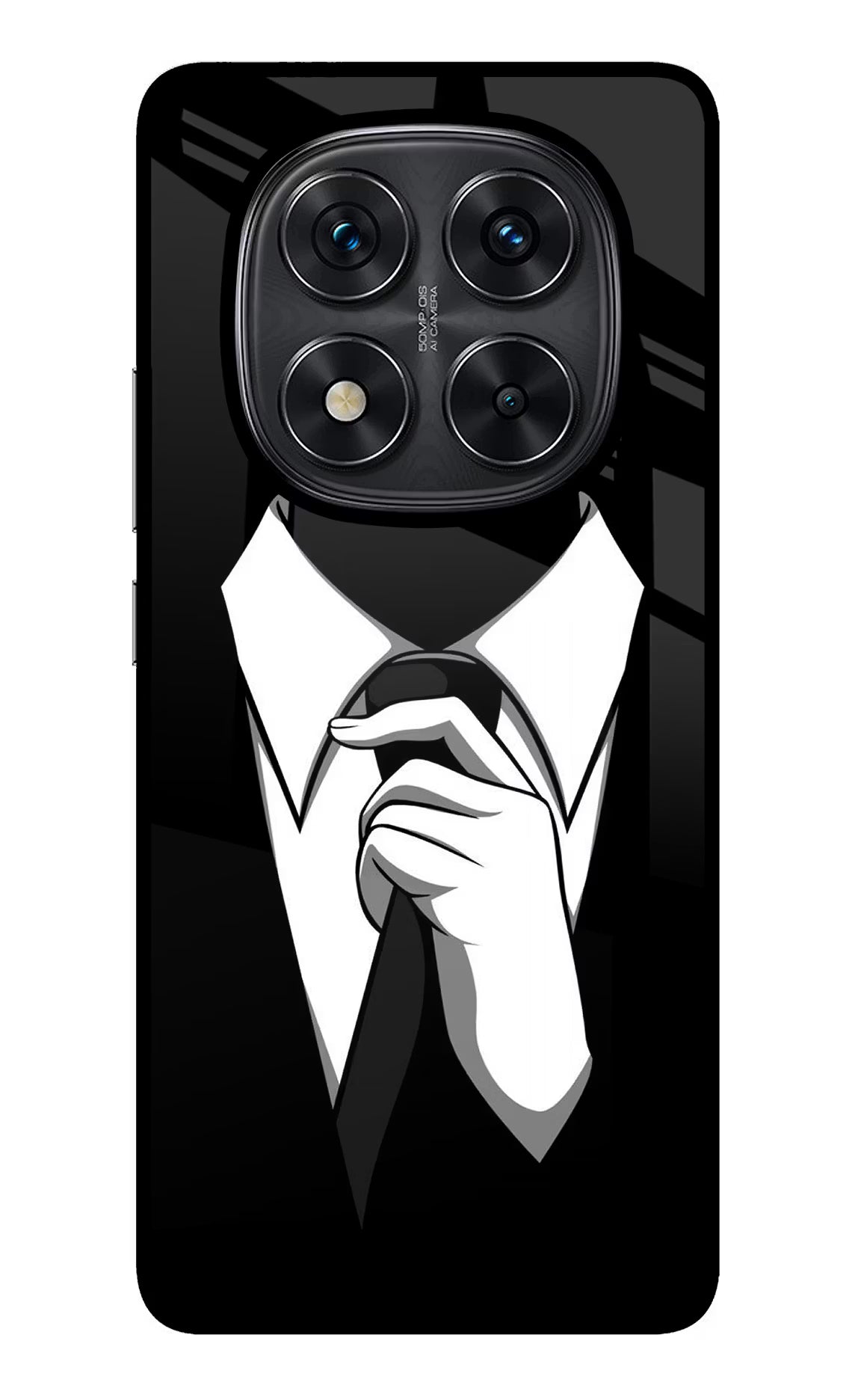 Black Tie Redmi Note 14 Pro 5G Back Cover