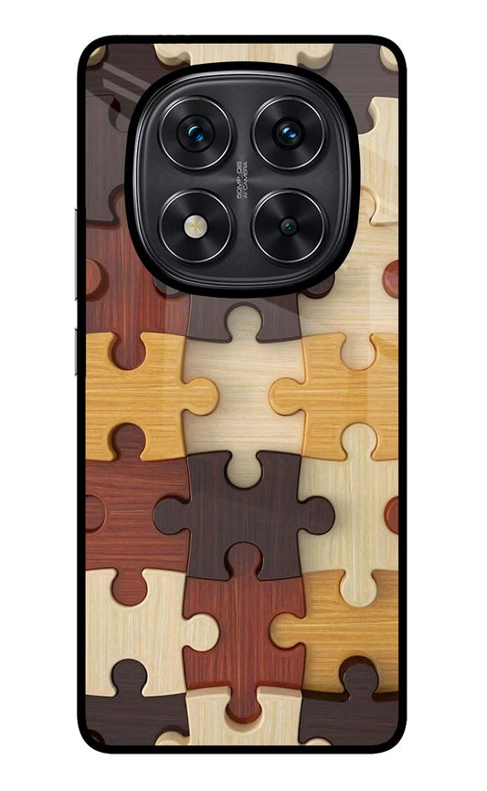 Wooden Puzzle Redmi Note 14 Pro 5G Back Cover
