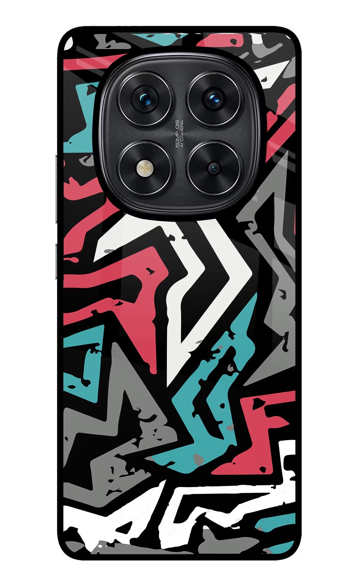 Geometric Graffiti Redmi Note 14 Pro 5G Back Cover