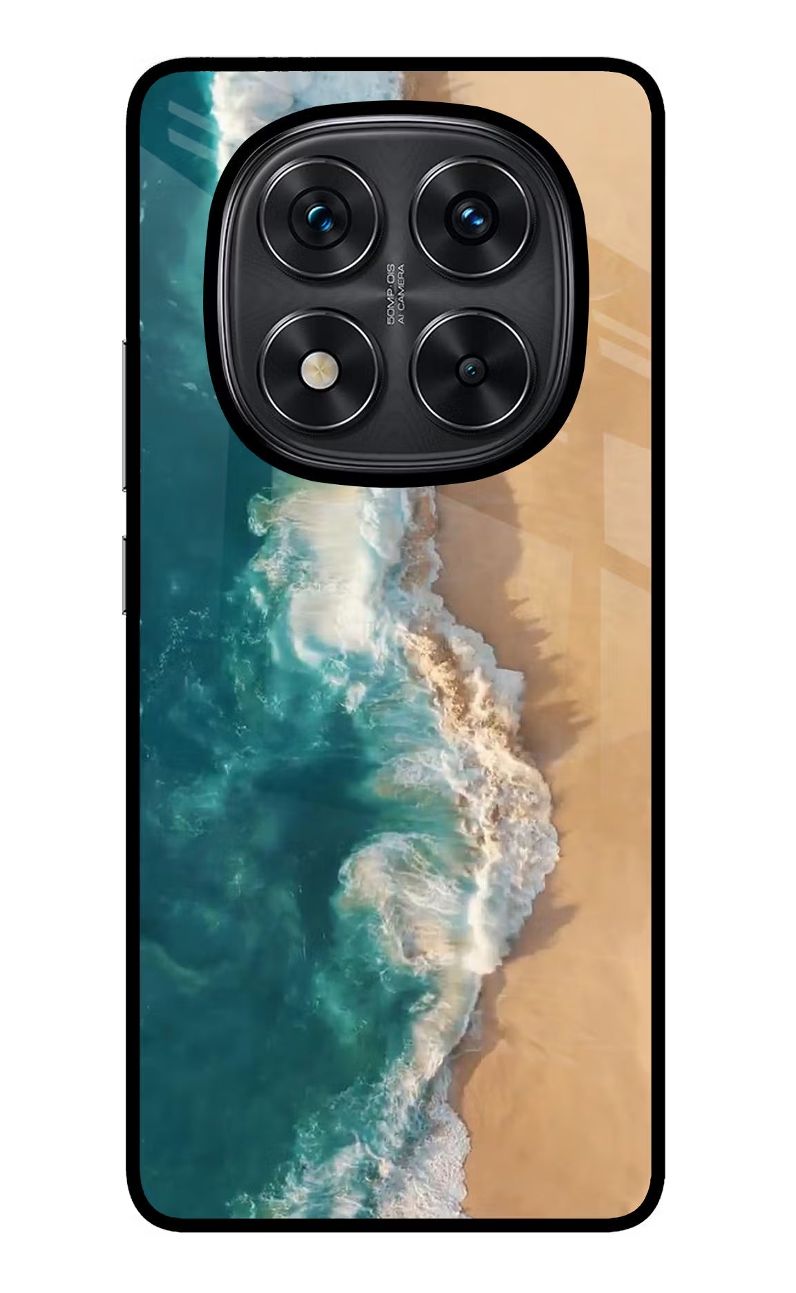 Ocean Beach Redmi Note 14 Pro 5G Glass Case