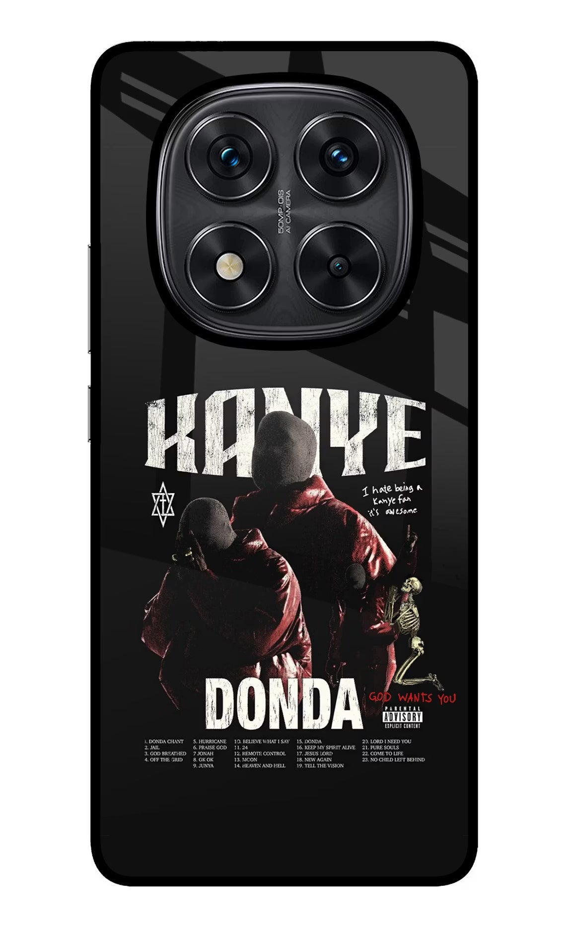 Donda Kanye West Redmi Note 14 Pro 5G Glass Case