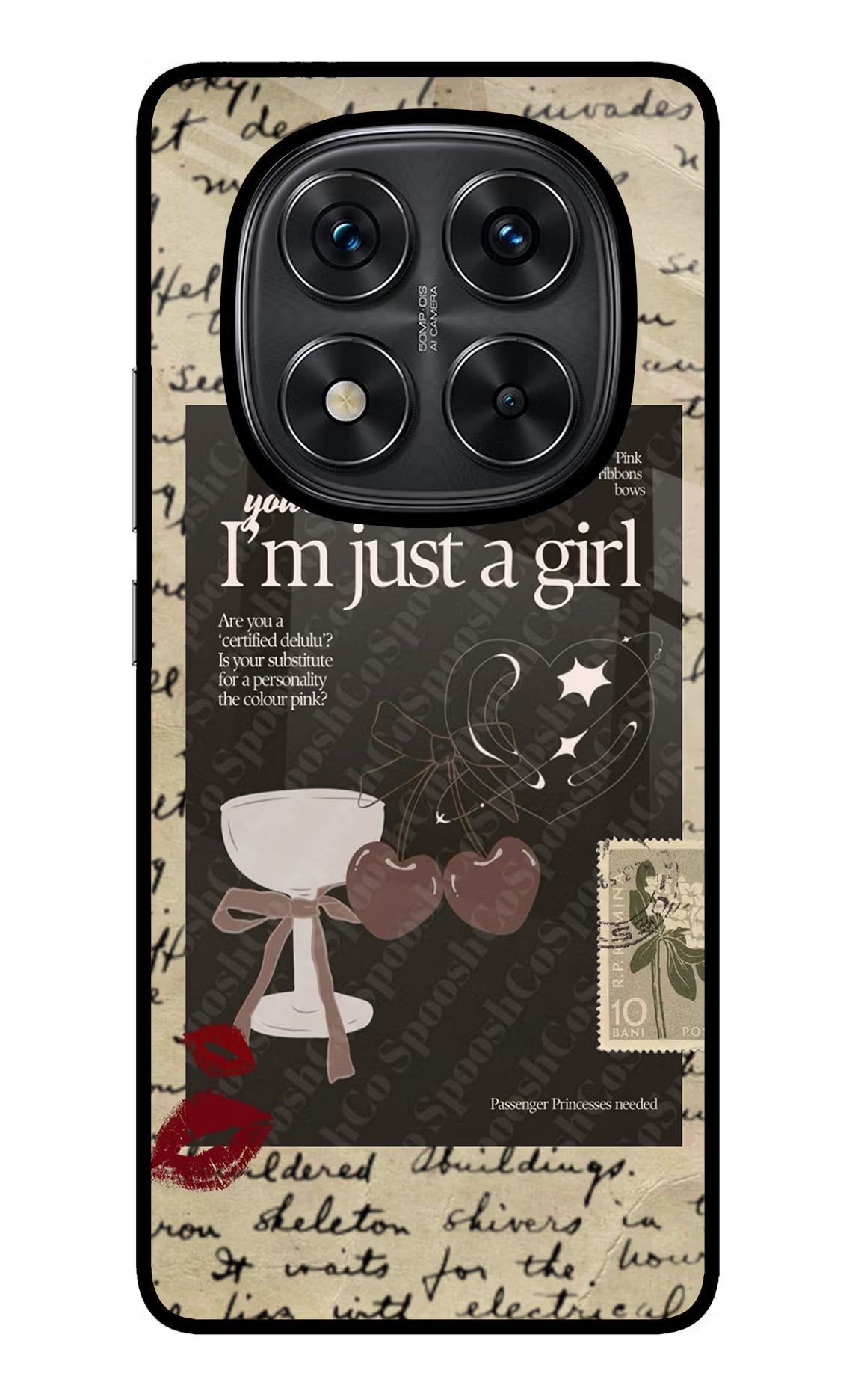 I am just a girl Redmi Note 14 Pro 5G Back Cover