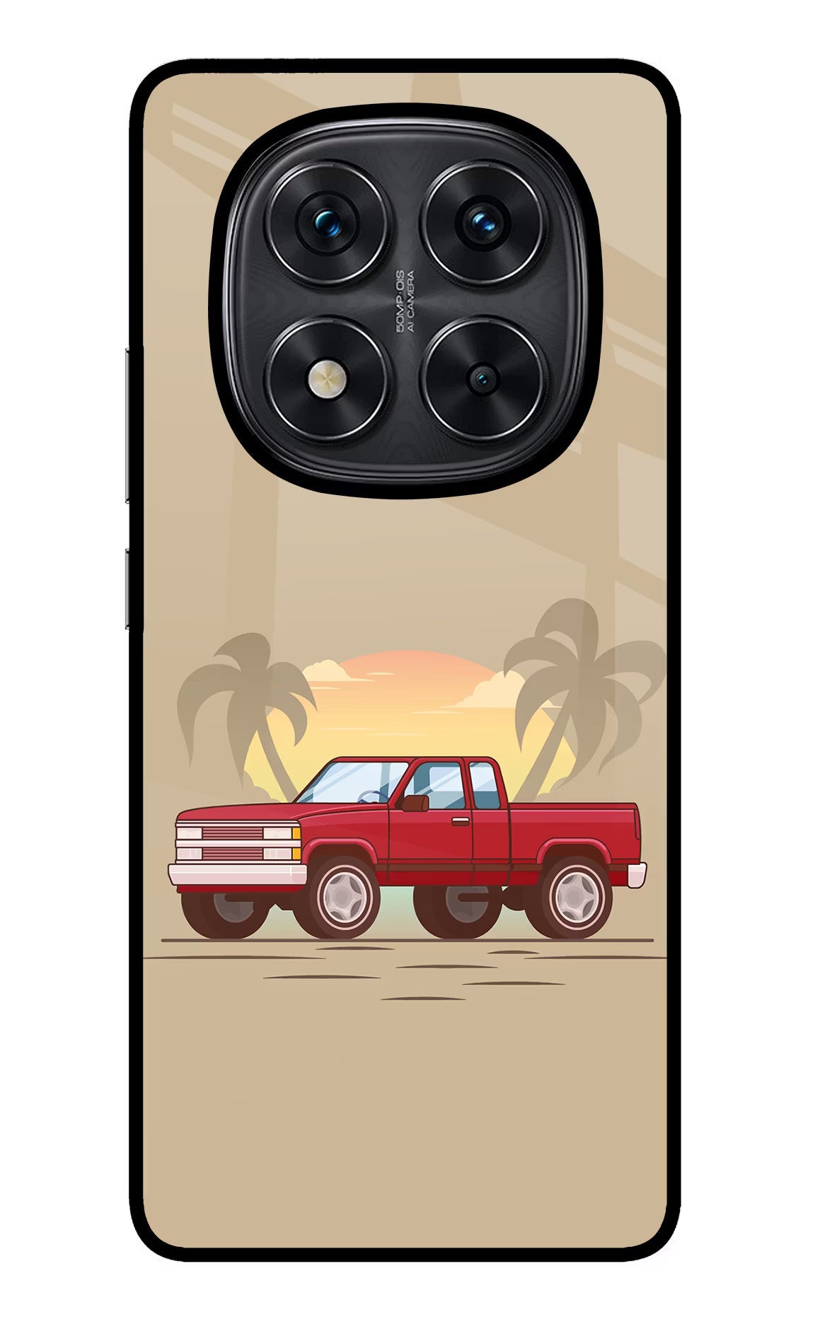 Desert Classic Drive Redmi Note 14 Pro 5G Glass Case