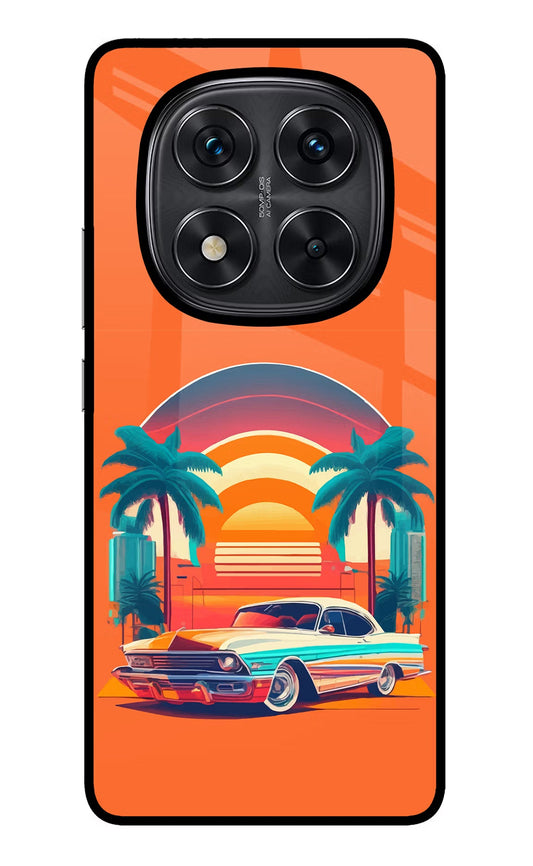 Palm Drive 80s Redmi Note 14 Pro 5G Glass Case