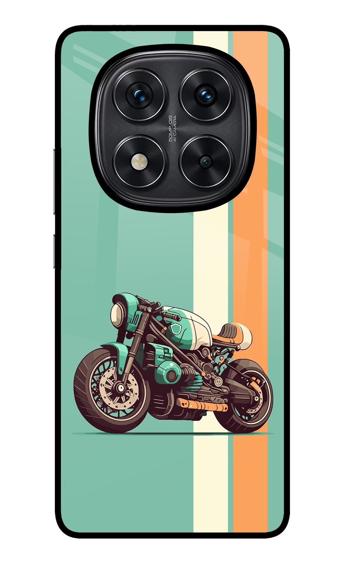 Striped Moto Drift Redmi Note 14 Pro 5G Back Cover