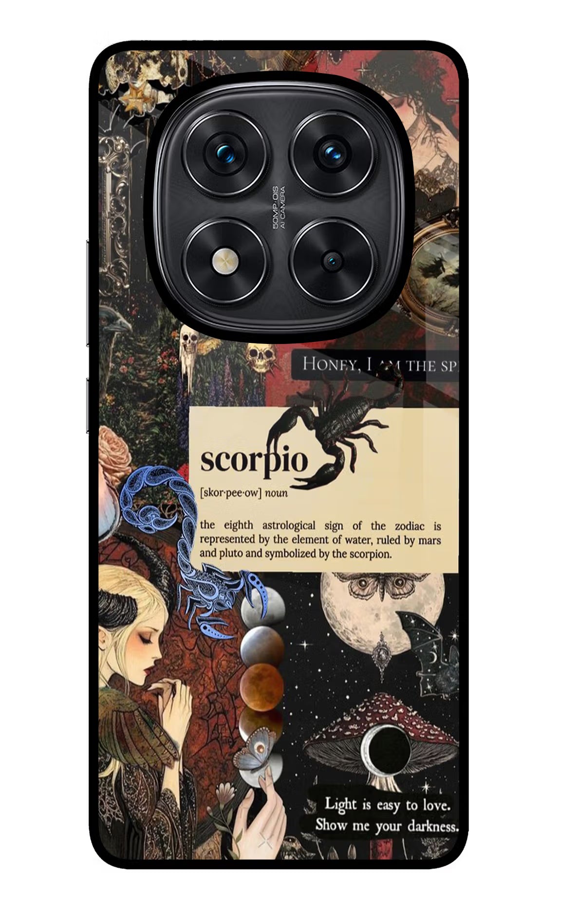 Scorpio Zodiac Redmi Note 14 Pro 5G Glass Case
