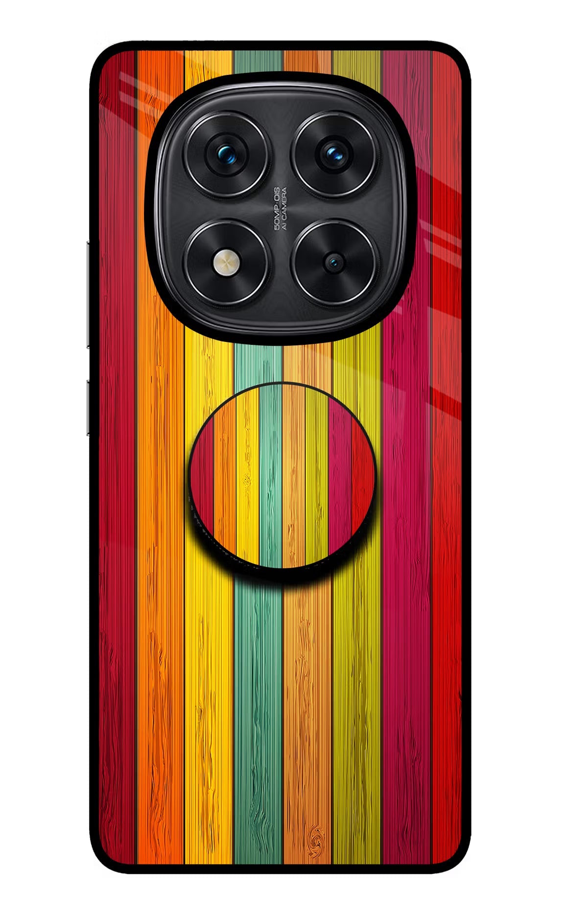 Multicolor Wooden Redmi Note 14 Pro 5G Pop Case