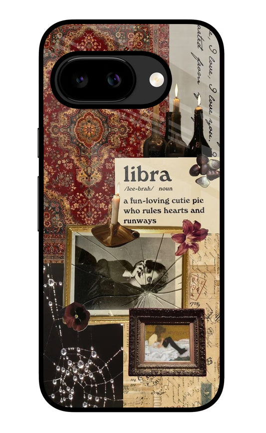 Libra Zodiac Google Pixel 9a Back Cover Glass Case - Hello Swanky