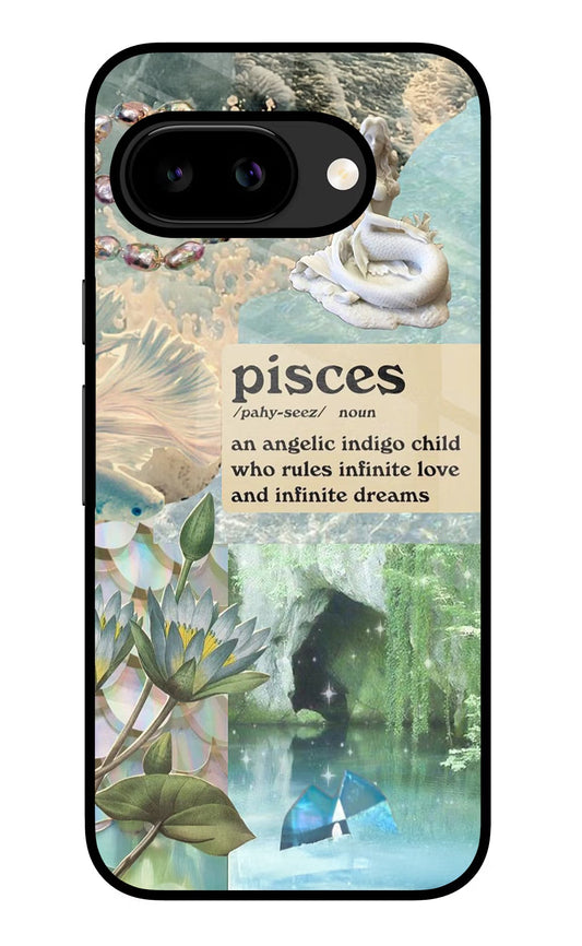 Pisces Zodiac Google Pixel 9a Back Cover Glass Case - Hello Swanky