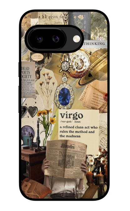 Virgo Zodiac Google Pixel 9a Back Cover Glass Case - Hello Swanky