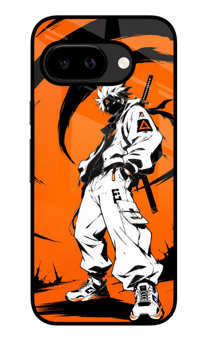 Street Samurai Google Pixel 9a Back Cover Glass Case - Hello Swanky