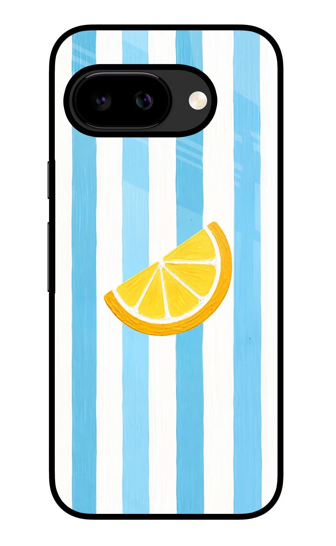 Summer Lemon Google Pixel 9a Back Cover Glass Case - Hello Swanky