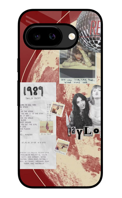 Taylor Swift Google Pixel 9a Back Cover Glass Case - Hello Swanky
