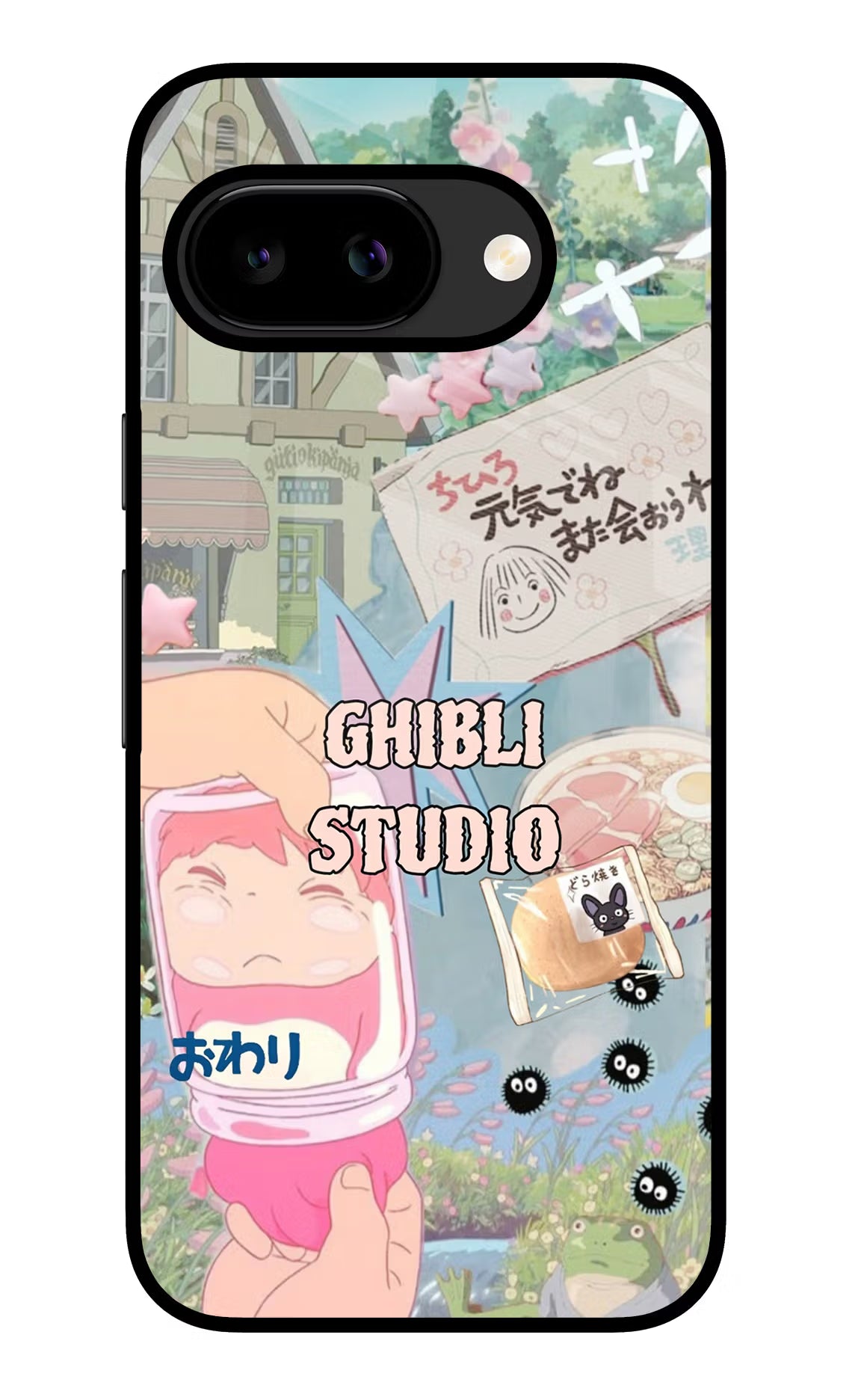 Studio Ghibli Google Pixel 9a Back Cover Glass Case - Hello Swanky