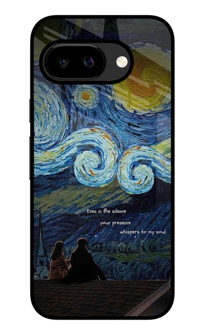 Softcore Google Pixel 9a Back Cover Glass Case - Hello Swanky