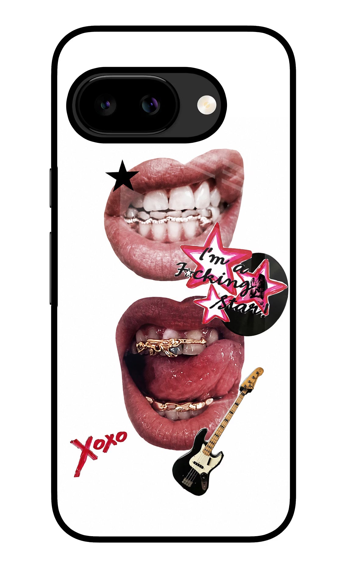 Rockstar Google Pixel 9a Back Cover Glass Case - Hello Swanky