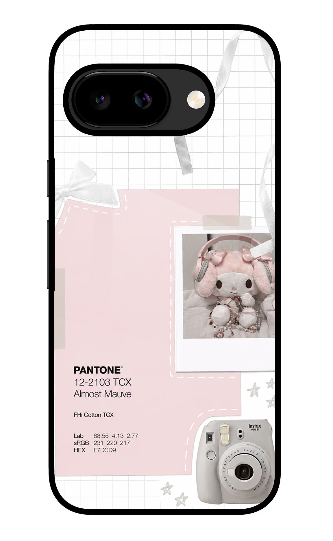 Pantone Asthetic Google Pixel 9a Back Cover Glass Case - Hello Swanky