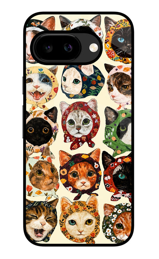 Cool Cat Google Pixel 9a Back Cover Glass Case - Hello Swanky