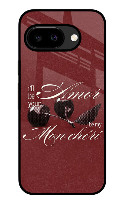 Velvet Cherry Google Pixel 9a Back Cover Glass Case - Hello Swanky