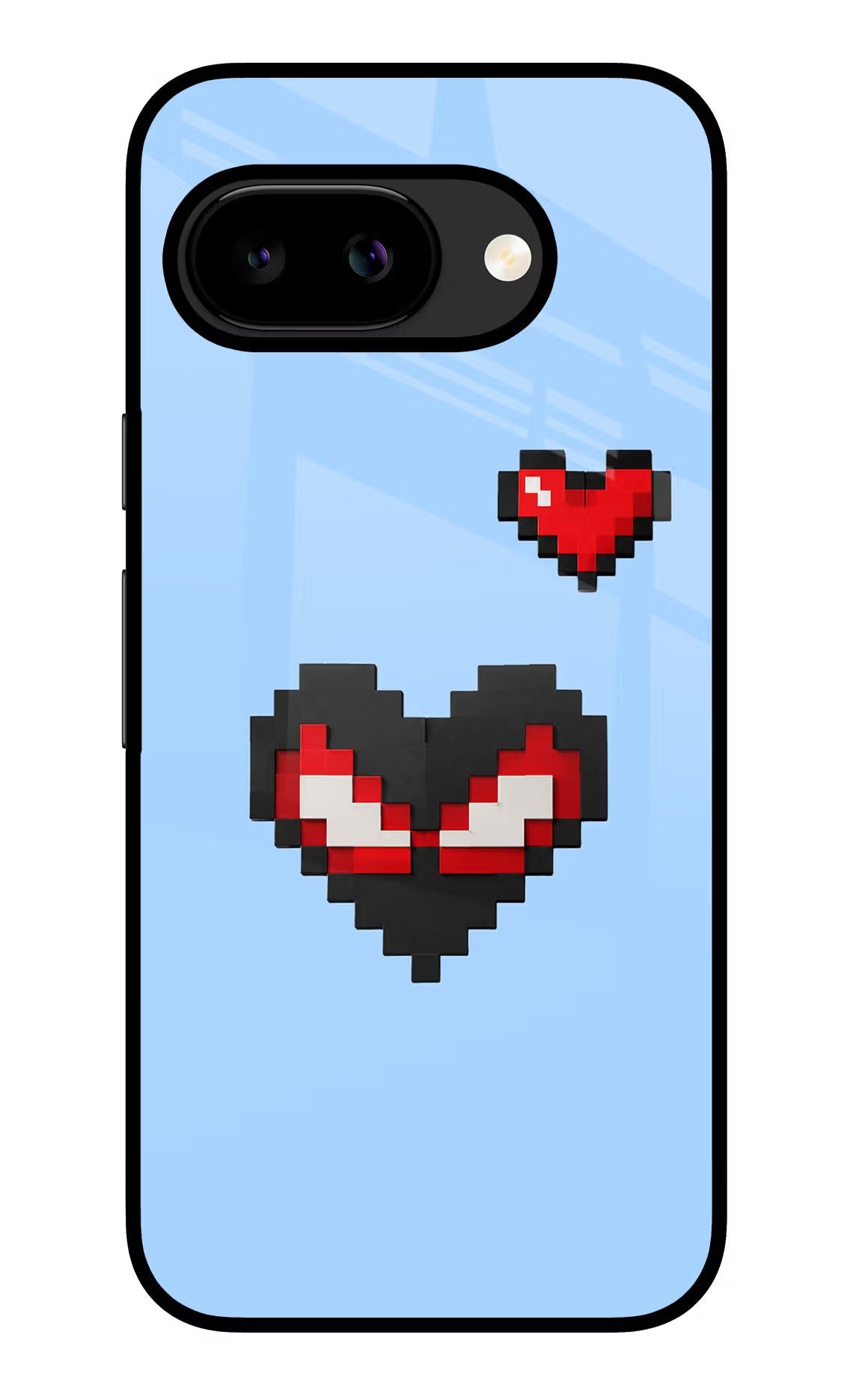 Peter Heart Google Pixel 9a Back Cover Glass Case - Hello Swanky