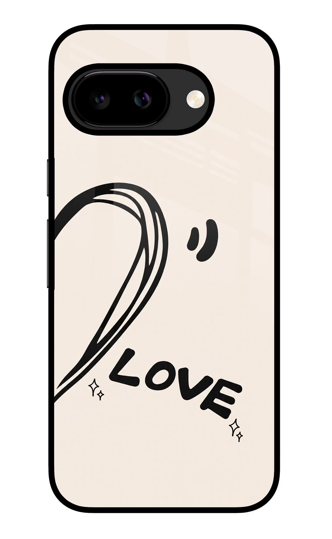 Soul Line Google Pixel 9a Back Cover Glass Case - Hello Swanky