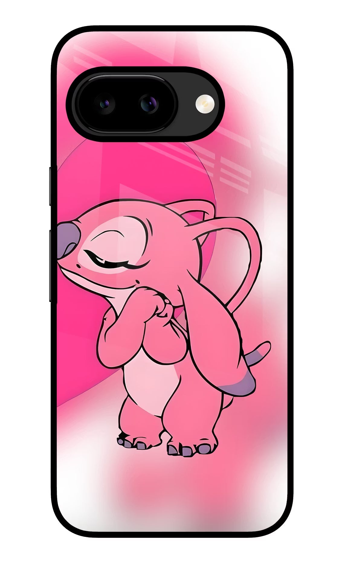 Angel Hug Google Pixel 9a Back Cover Glass Case - Hello Swanky