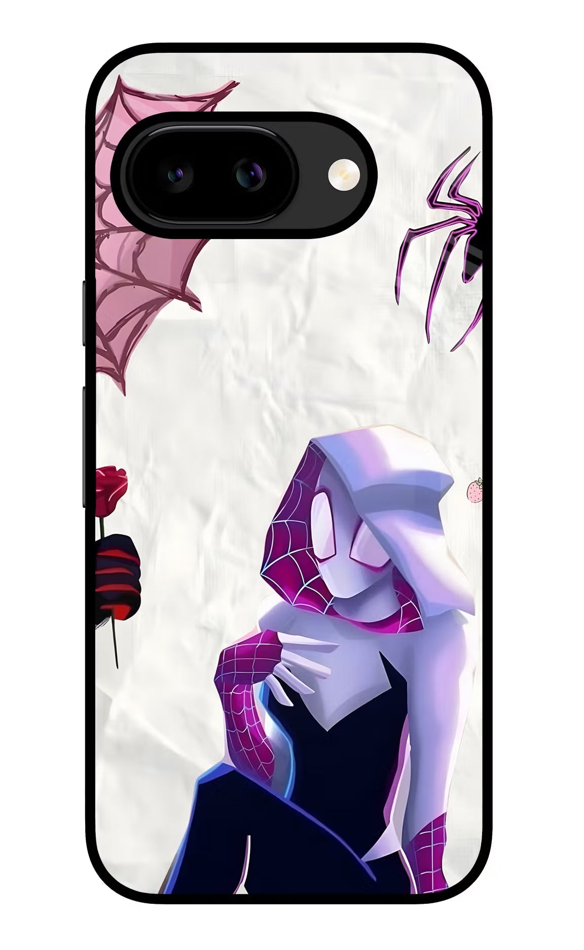 Gwen Verse Google Pixel 9a Back Cover Glass Case - Hello Swanky