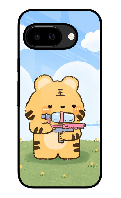 Tiger Treat Google Pixel 9a Back Cover Glass Case - Hello Swanky