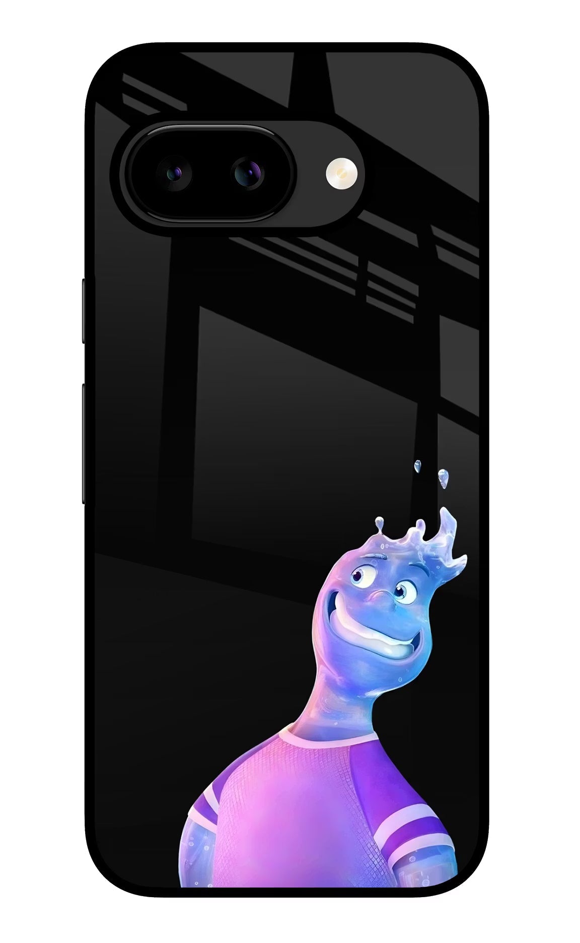 Wade Wave Google Pixel 9a Back Cover Glass Case - Hello Swanky