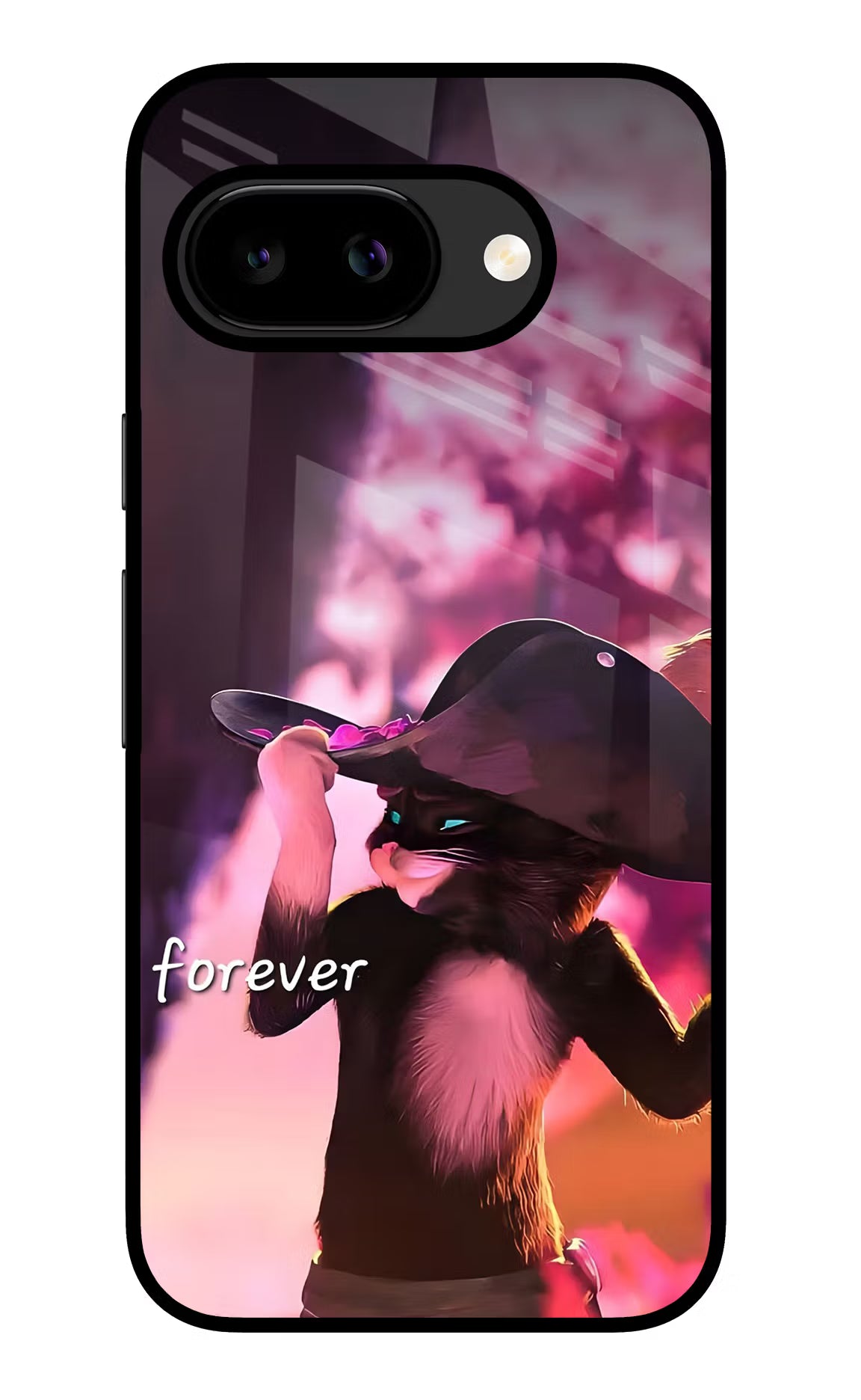 Forever Cat Google Pixel 9a Back Cover Glass Case - Hello Swanky