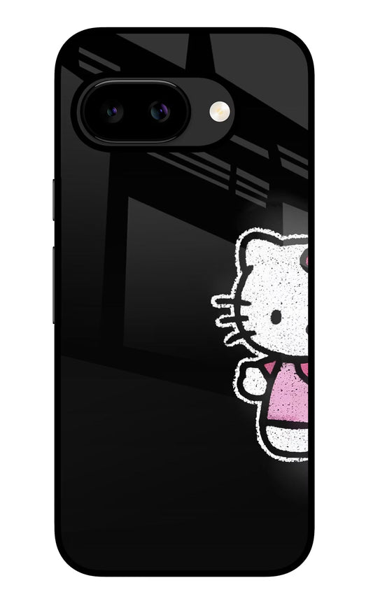 Kitty Charm Google Pixel 9a Back Cover Glass Case - Hello Swanky